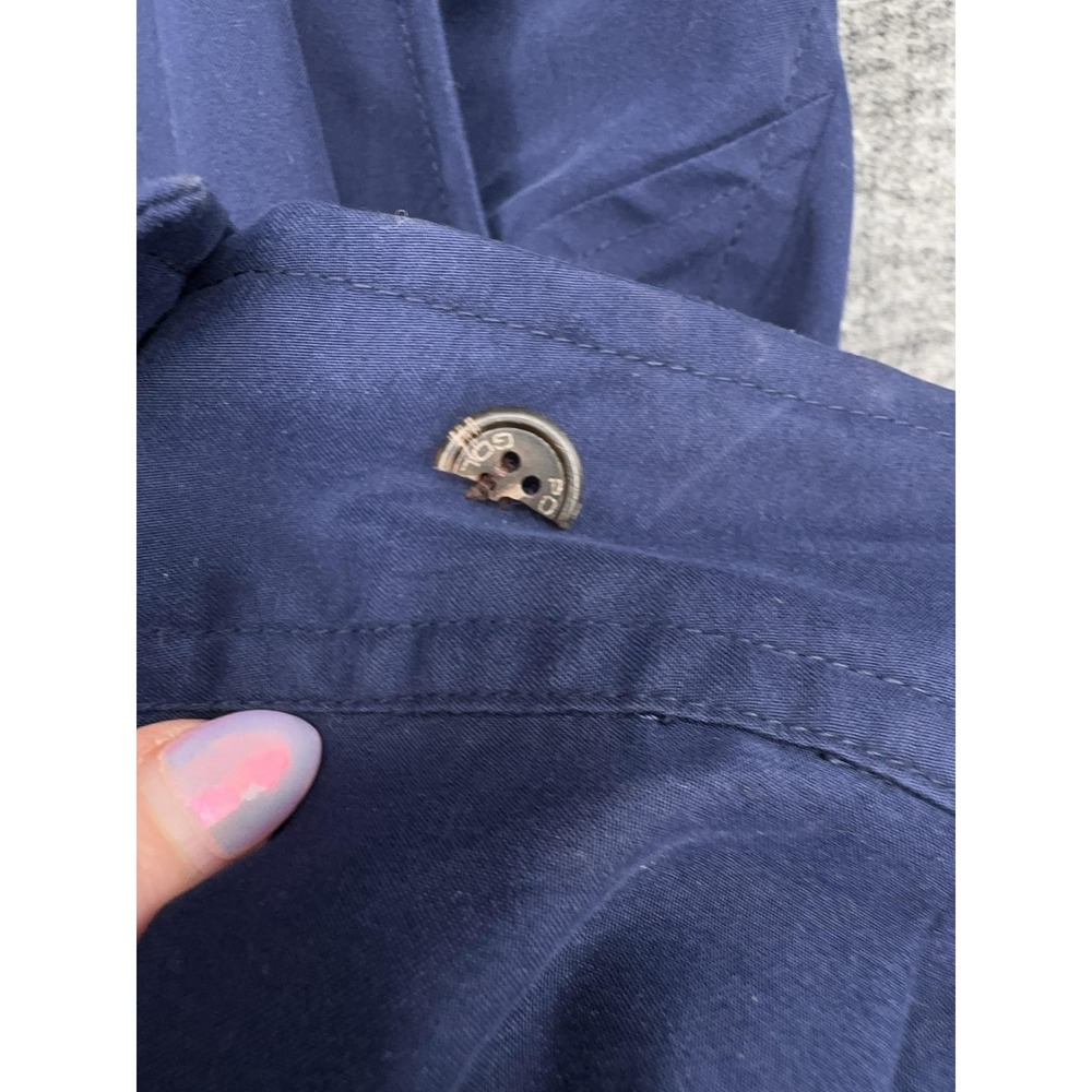 Vintage Polo Ralph Lauren Harrington Jacket Mens XL Blue Windbreaker 90s Lined - Picture 8 of 11